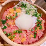 ねぎとろ温玉ごはん