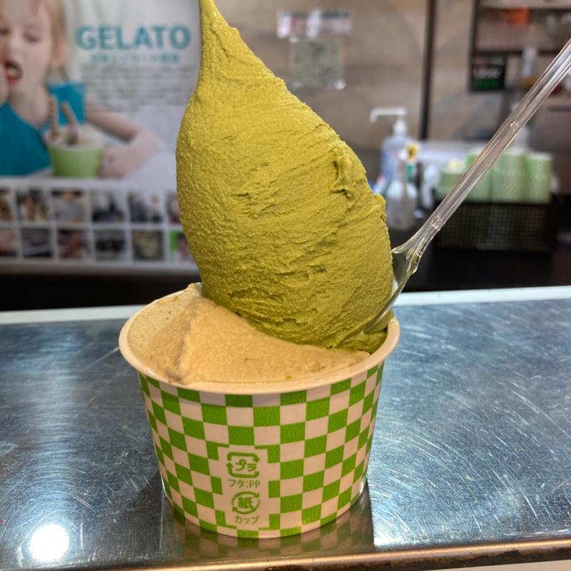 ジェラート2色(カップ)(伊太利亜のじぇらぁとや 浅草 観音通り店)