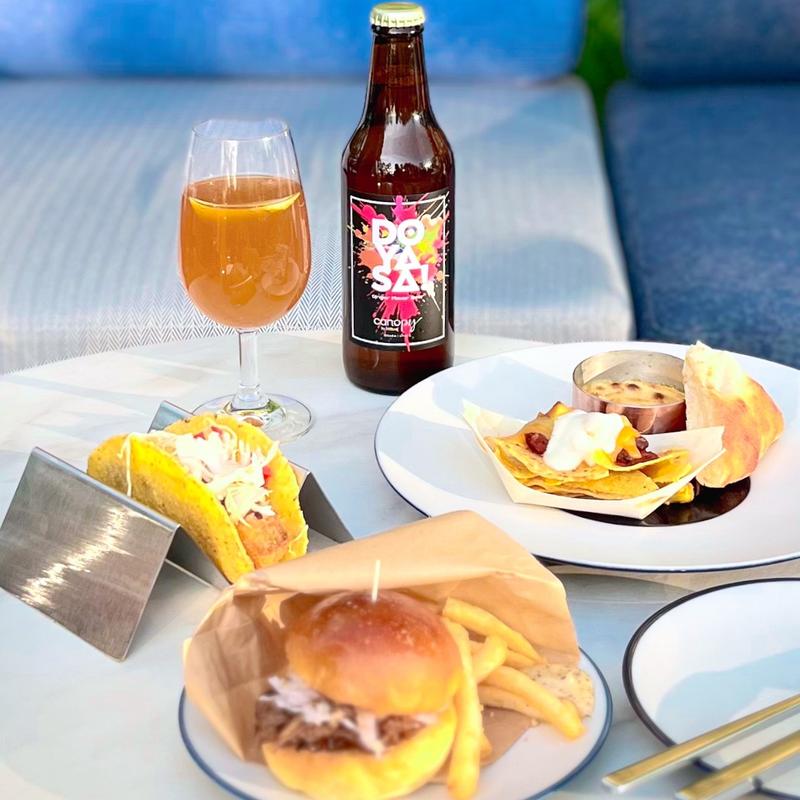 「DENKYU（デンキュウ）クラフトビアガーデン」(バー＆ラウンジ「!JAJA! BAR（ジャジャバー）」)