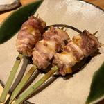 比内地鶏もも串