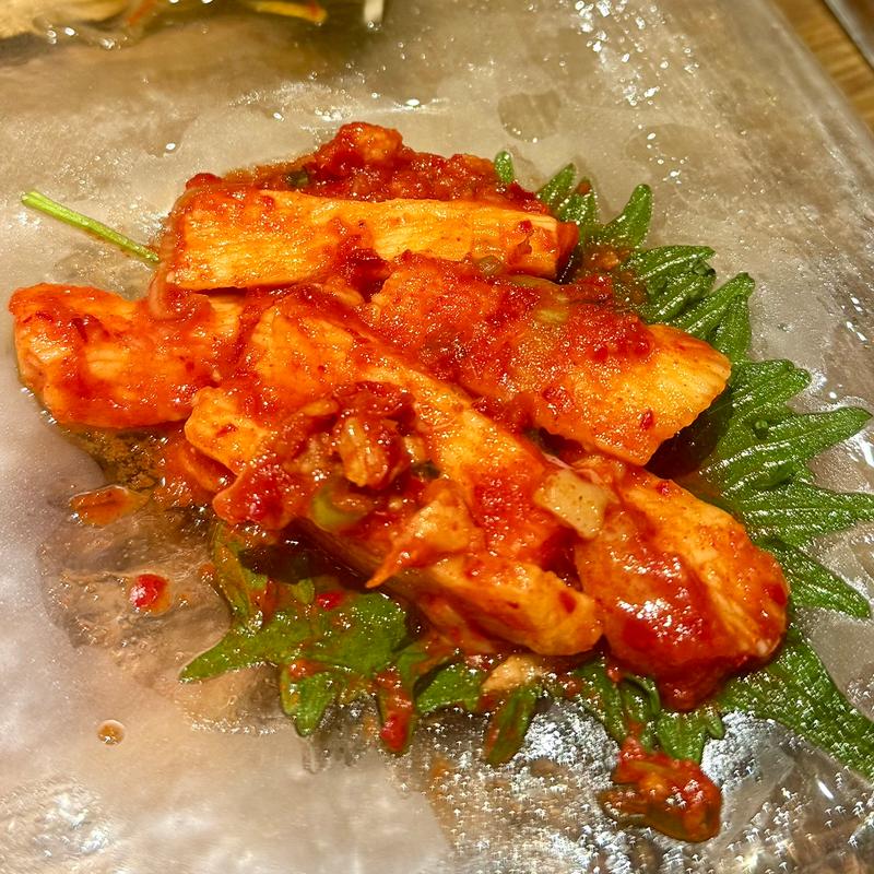 長芋キムチ(焼肉ブリッヂ エキアプレミエ和光店)