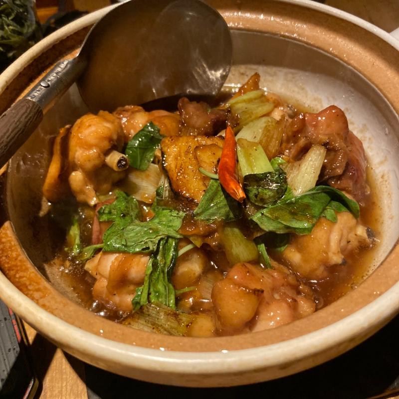 三杯鶏(黒猫夜 銀座店)