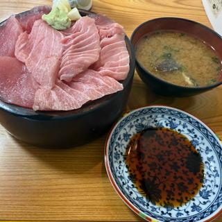 大トロ、赤身丼大盛