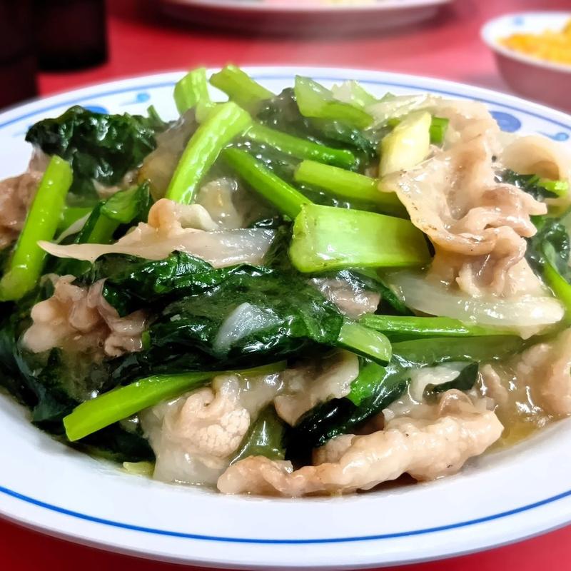 豚肉と青菜丼(北京料理 松鳳)