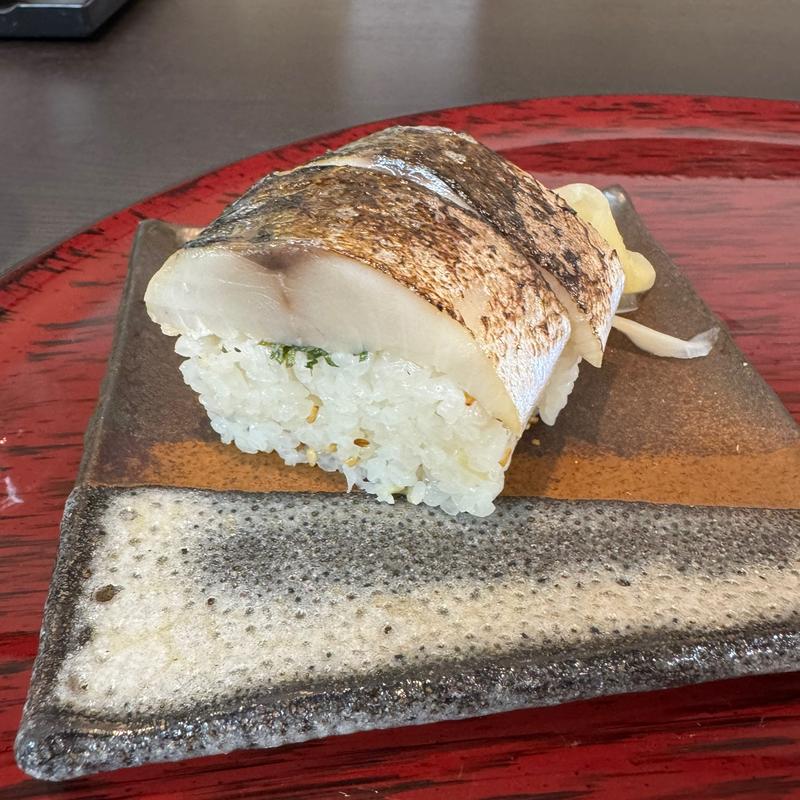 炒り鯖寿司(そば切り 木はら)
