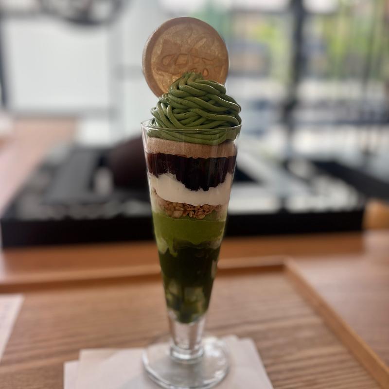 抹茶パフェ(笹屋伊織 別邸)