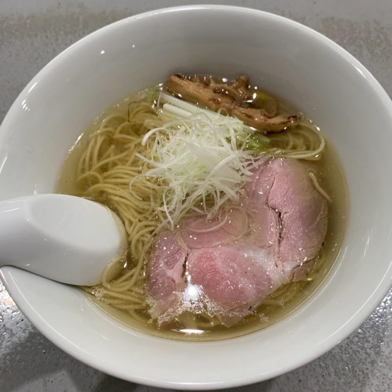 鶏だし塩ラーメン(麺処 清水)