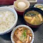 こだわり卵の鶏小鉢朝食