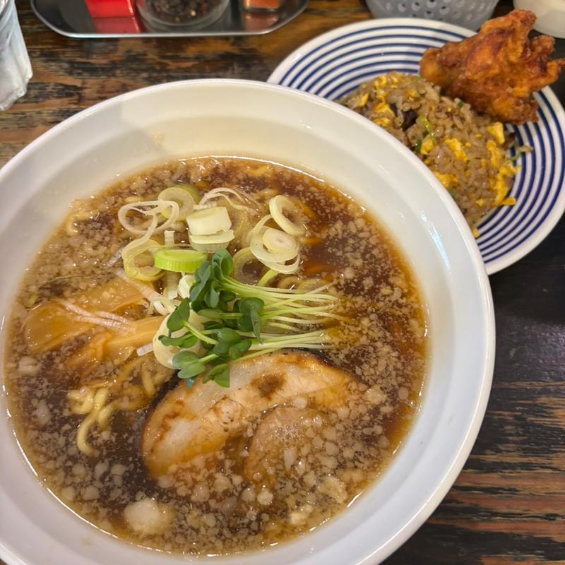 中華そば＋Bセット(大杉製麺)