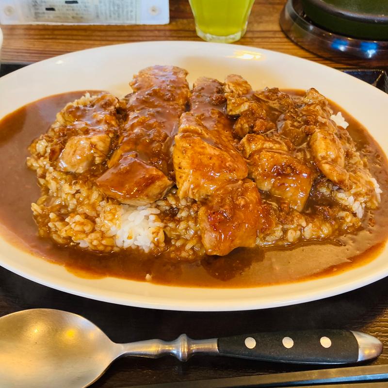 名物俺の肉カレー(肉食堂 最後にカツ )