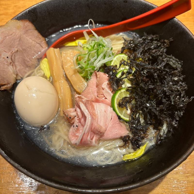 特製貝だし冷しそば(焼きあご塩らー麺 たかはし )