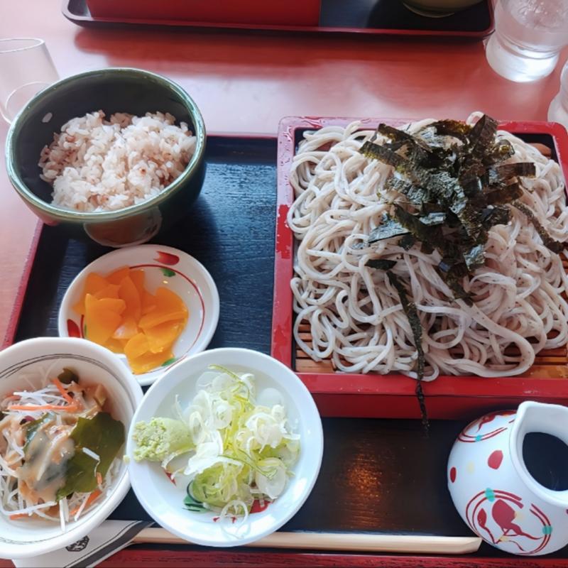 ざるそばセット(遊鶴 千歳北栄店)