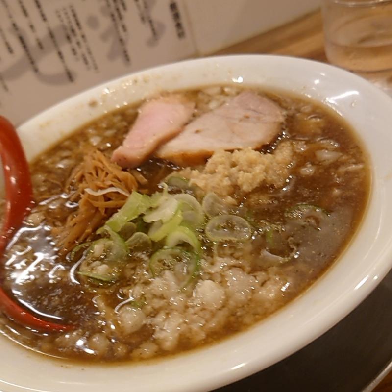 背脂生姜らーめん(麺や 七彩 八丁堀店)