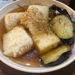 豆腐となすの揚出し