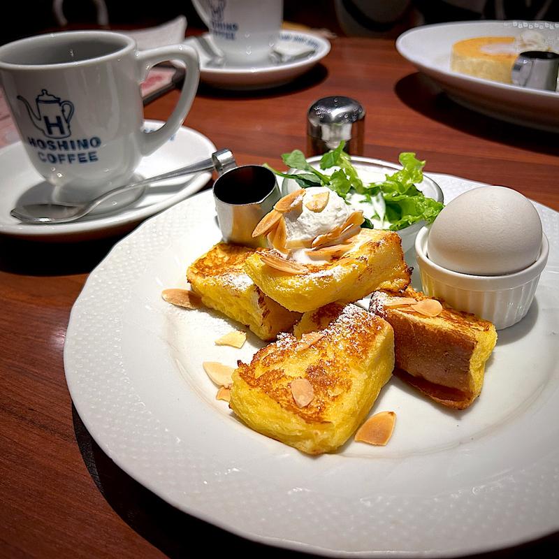 モーニング(フレンチトースト)(星乃珈琲店 マーブルロード店)
