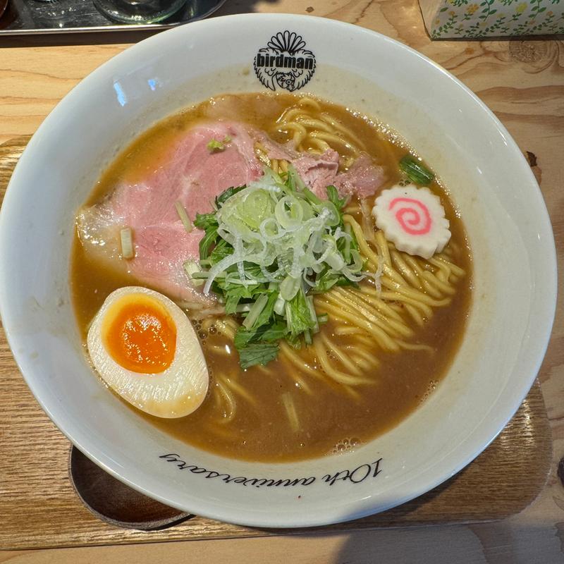濃厚鶏SOBA 醤油(ラーメンbirdman バードマン)