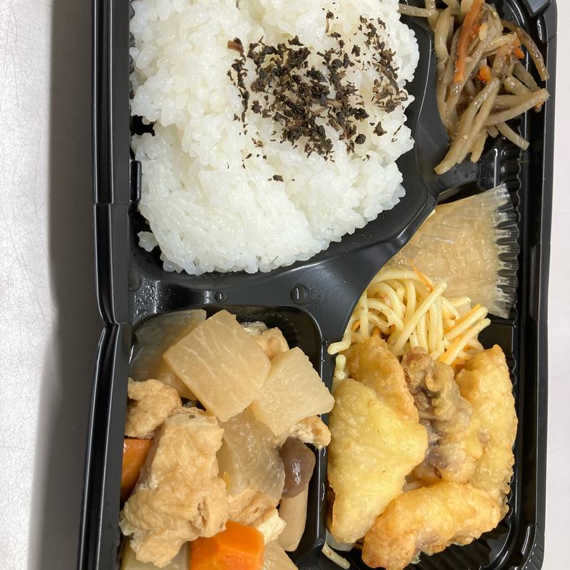 日替わりランチ　いか天おろしソース(テイクアウト&デリ musha)