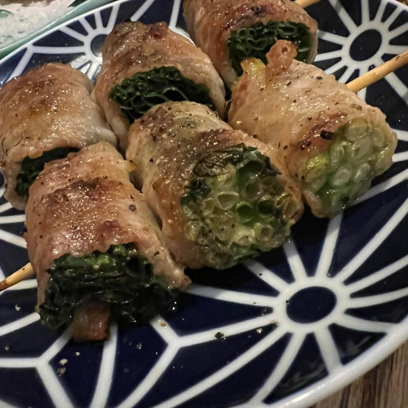 豚巻きネギ(ベロ焼きピカソ)