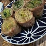 豚巻きレタス