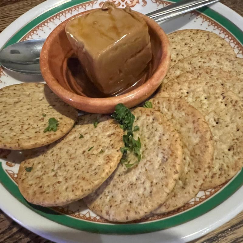 味噌漬けチーズクラッカー(ベロ焼きピカソ)