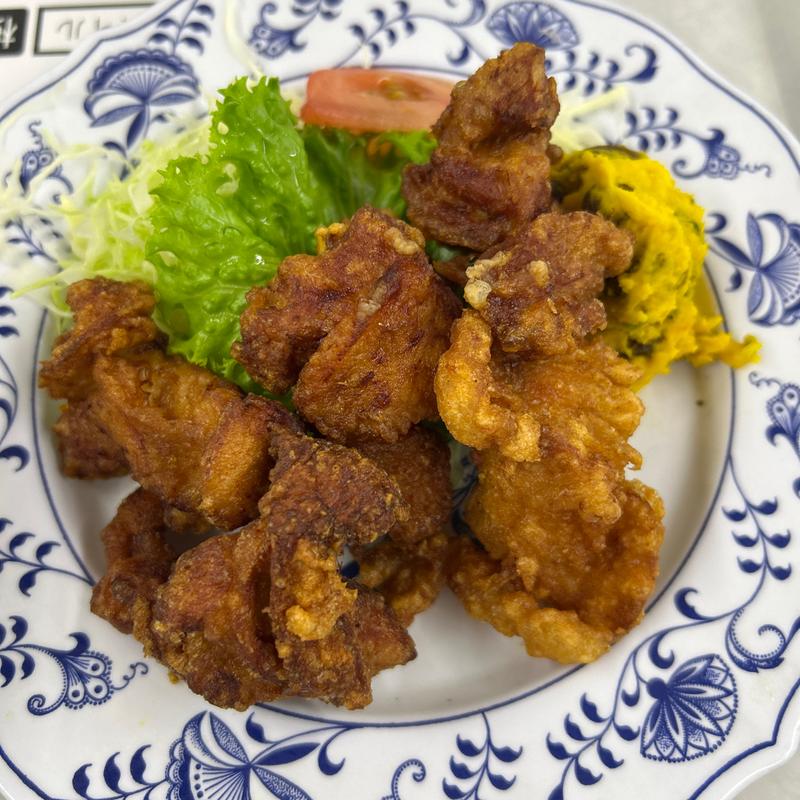 時計台定食（ザンギ）(札幌市役所地下食堂)