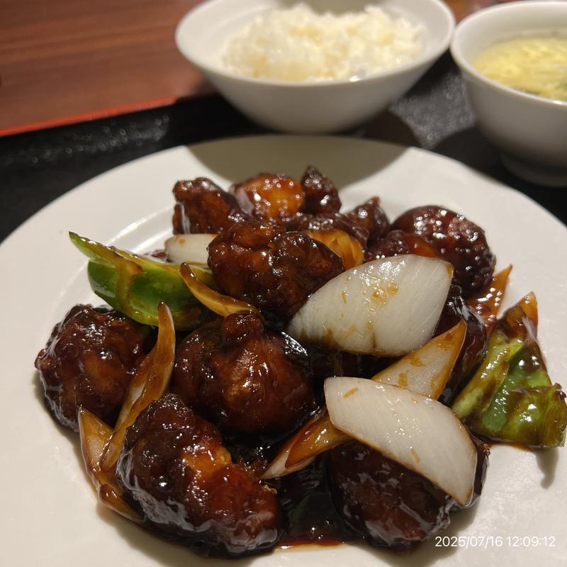 黒酢酢豚(錦秀菜館 神保町店)