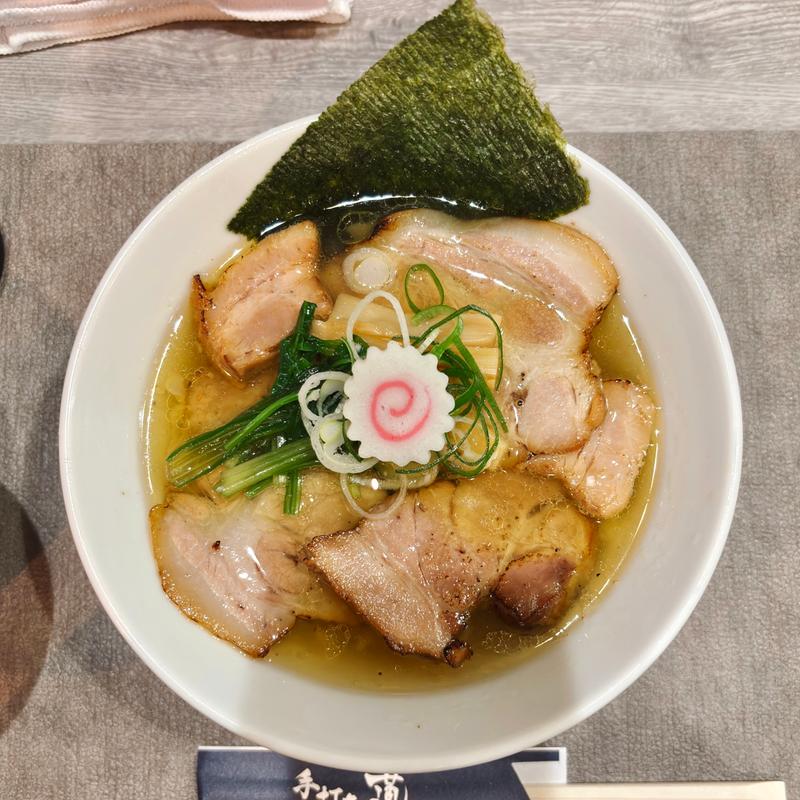 塩チャーシュー麺(手打ち 蓮)