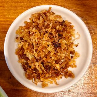 揚げネギ(佐野ラーメン たかの)