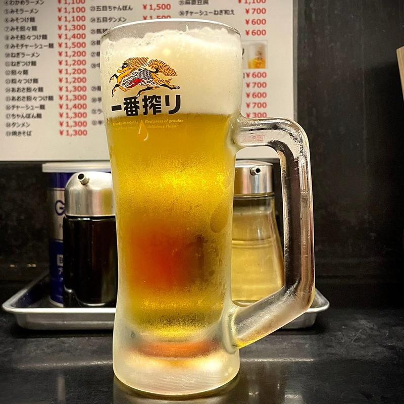 生ビール(馬賊 浅草本店)
