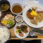 朝食ビュッフェ
