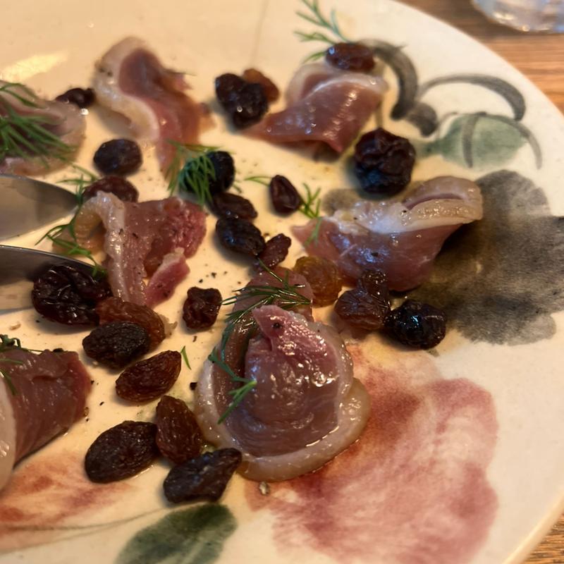 長期熟成鴨肉の自家製生ハム(ラトリエ ドゥ スタンドバインミー)