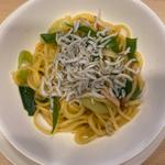 しらすとねぎの出汁醤油パスタ