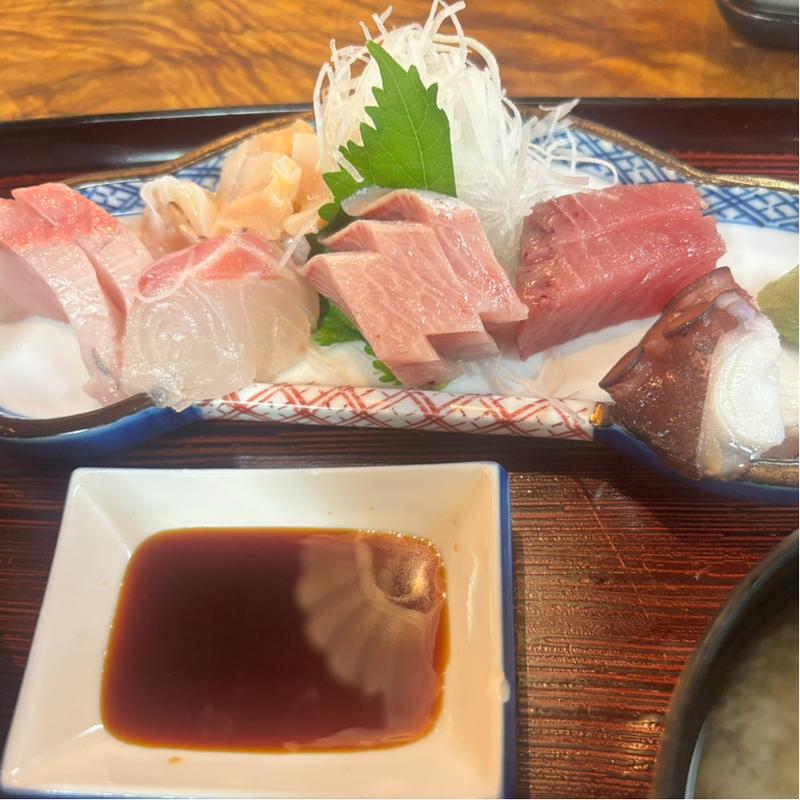 刺身定食(京都 宮津駅前 富田屋)