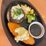 おろしハンバーグ&白身魚フライランチ