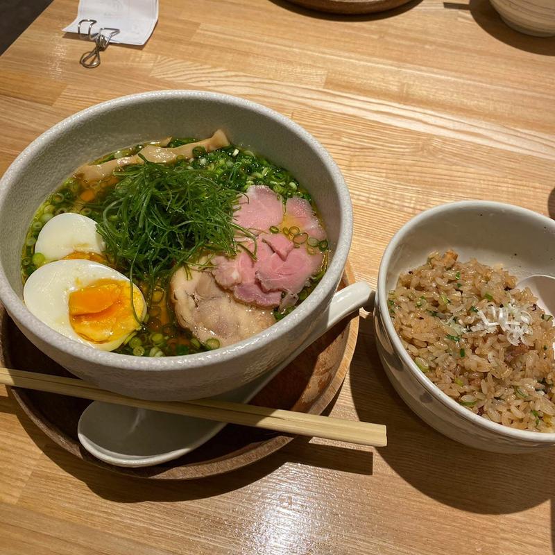 ネギそば 焼飯(めんどころ 誠悠堂)