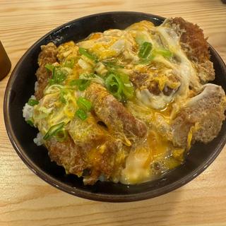 玉子とじかつ丼 肩ロース変更 玉子追加 ご飯てんこ盛り
