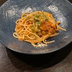 常陸牛のラグーパスタ