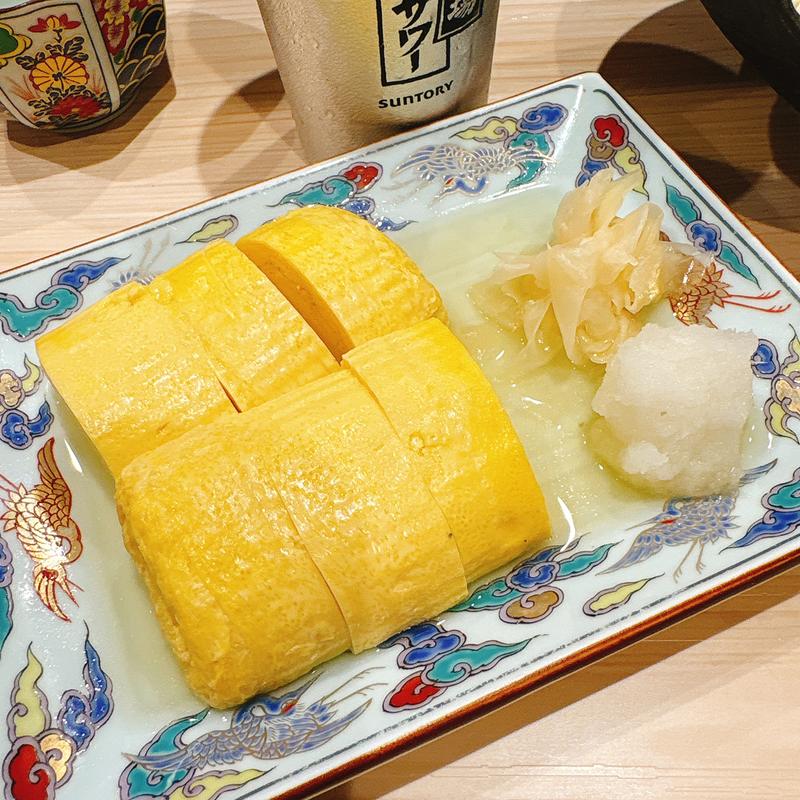 だし巻き(鮨と四季酒肴 玉椿)