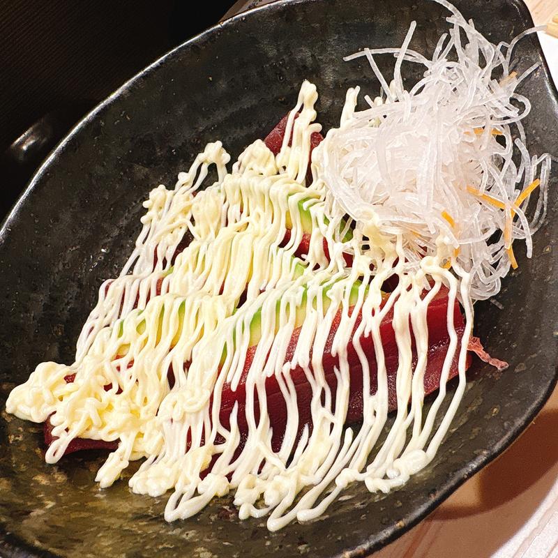 マグロアボカドマヨ(鮨と四季酒肴 玉椿)