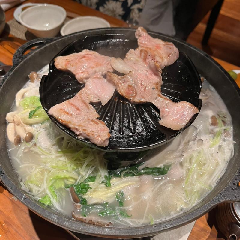 もち豚焼きしゃぶコース　メイン(0760 private restaurant)