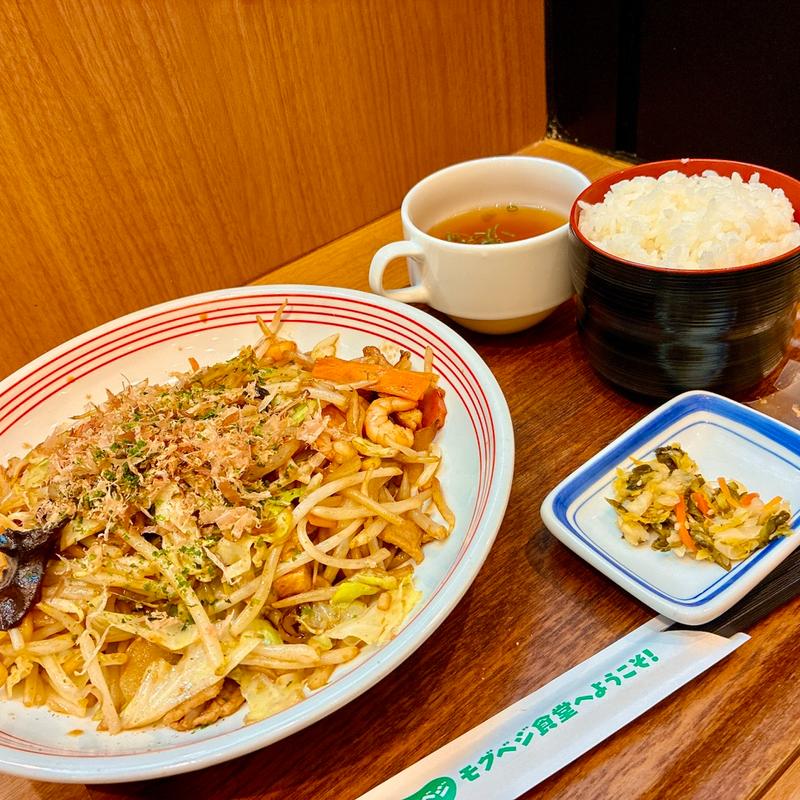 焼きそば定食(リンガーハット 梅田店)
