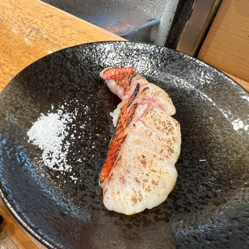 炙り金目鯛の握り(千成寿司本店)