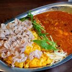 スパイスチキンカレー 牛しゃぶ