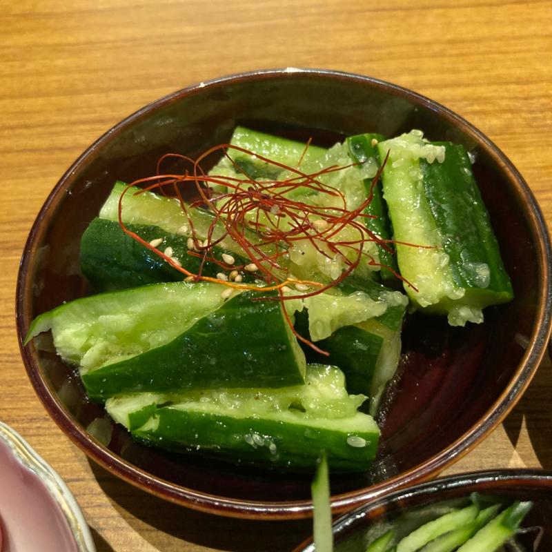 叩きキュウリ(幕張ベイパーク 彦酉)