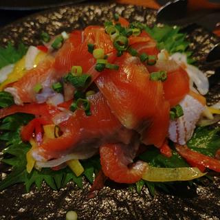サーモンカルパッチョ