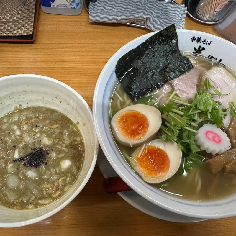 煮干しつけそば　塩(中華そば 半ざわ)