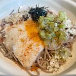 野沢菜わさびとろろそば雲丹風味 鰻おにぎりセット