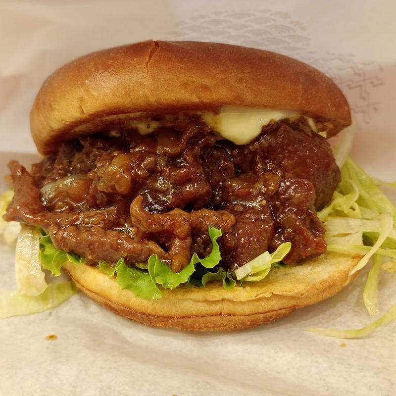 黒毛和牛の肉盛りバーガー(モスバーガー 千林大宮店)