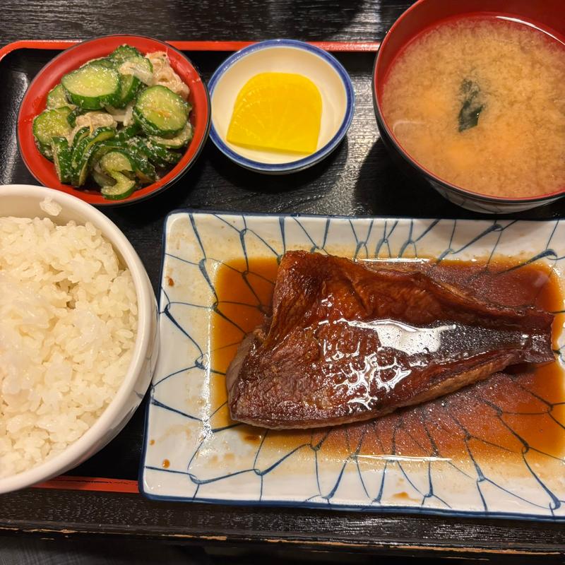 赤魚の煮付け定食(もみじ)