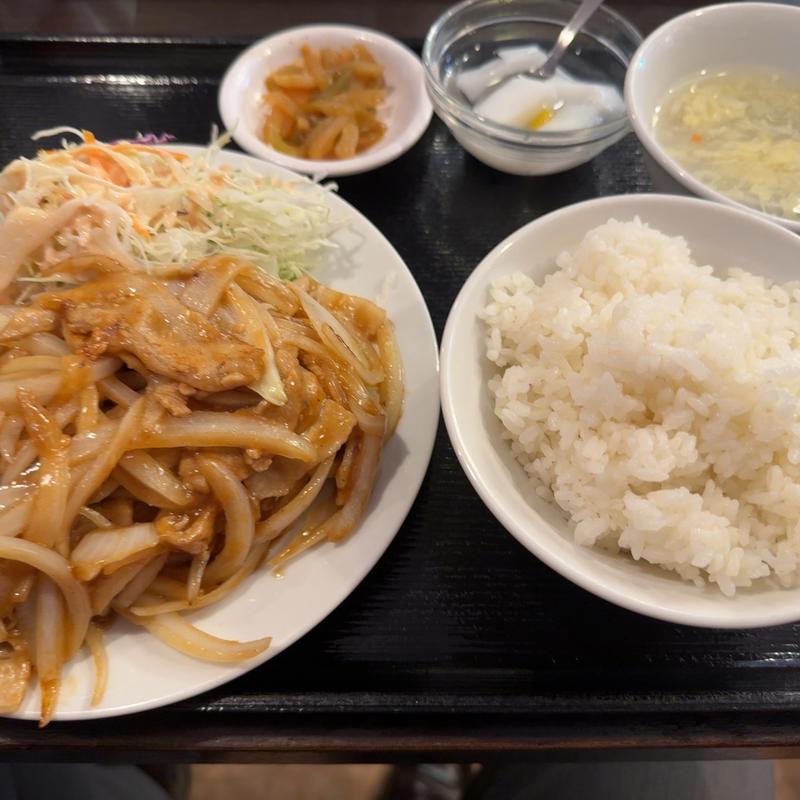 生姜焼き定食(楽宴 浅草店)